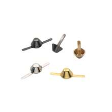 50/100pcs/Pack Two-Legged Feet Pierced Rivet Stud Spike Spot Nail For Leather Craft Bag Handbag Purse Bottom Protecting DIY Repair - Multicolor - View 7