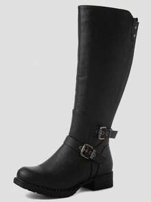 Visit The GLOBALWIN Store GLOBALWIN Women's Knee High Fashion Boots For Women Fall Boots Halloween Season - Black - View 2