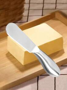 1 pieza/2 piezas/4 piezas Cuchillo para crema de acero inoxidable, cuchillo para queso, espátula para tarta, cuchillo para mantequilla, cortador de queso, herramienta de cocina para hornear