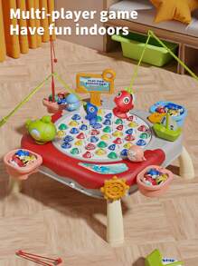 Hasbro طقم لعبة صيد سمك كهرومغناطيسية (24 سمكة) - صحن دوار للأسماك مع موسيقى للأطفال - هدية حفلة المياه الممتعة