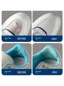 6pcs Self-Adhesive Sneaker Repair Patches, Mesh Repair Kit, Suitable For Sneaker Upper And Lining Repair, Scratch-Resistant, Fixes Tears And Wear - Multicolor - View 5