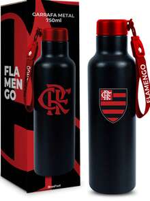 750ML ALUMINUM STEAM BOTTLE - FLAMENGO - màu đen - Xem 1