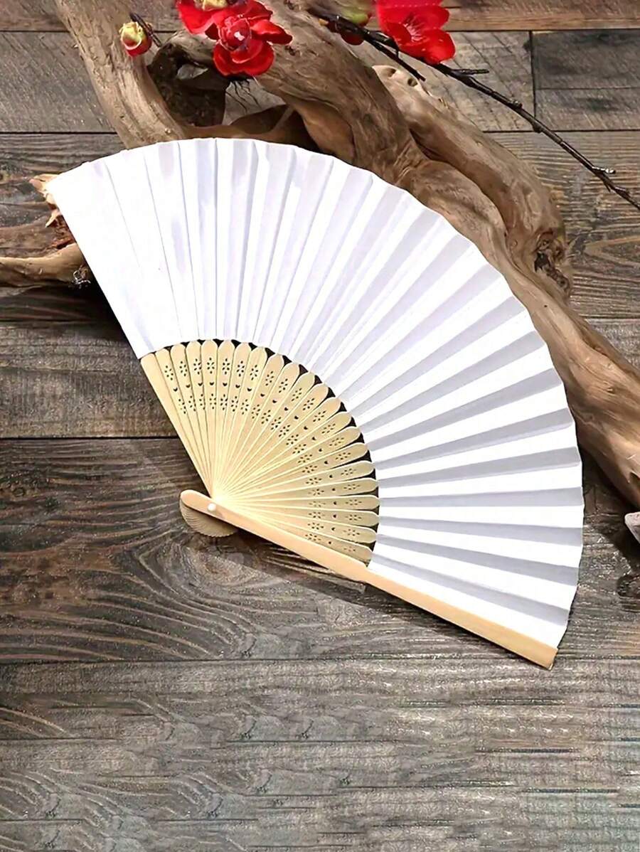 1 PIEZA/5 PIEZAS/10 PIEZAS/15 PIEZAS/20 PIEZAS Abanico de mano plegable de papel personalizado portátil, suministros para fiestas y bodas, regalo de abanico de mano, decoración, abanicos manuales, muy adecuado como regalo de fiesta y utilería fotográfica. Adecuado para decoración en restaurantes, paredes, bodas, fiestas, duchas nupciales, fiestas de cumpleaños, despedidas de solteras, regalos para fiestas de bodas.