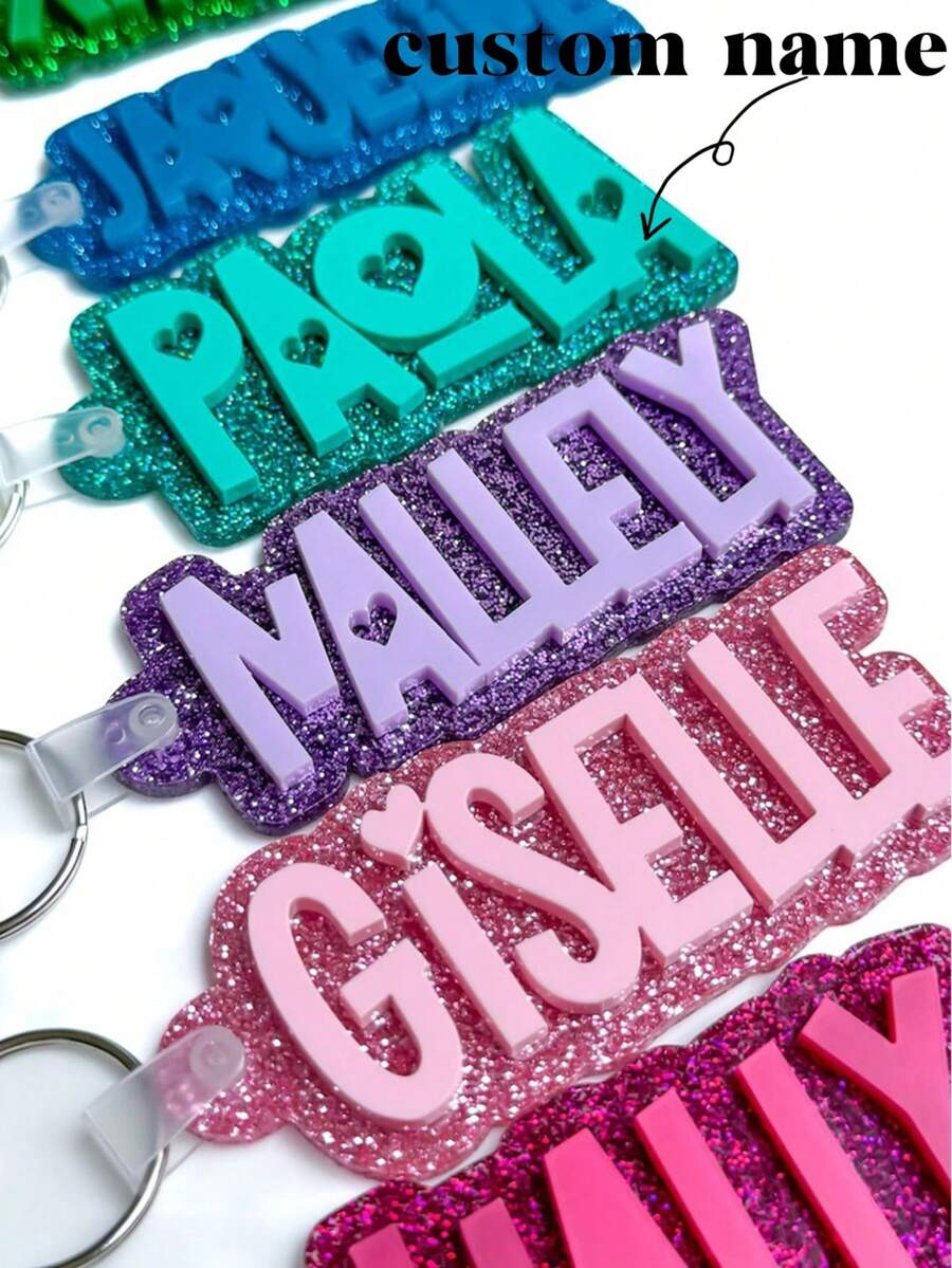 Backpack Tag | Children Backpack Tag | Personalized Name Tag | Diaper Bag Tag | Lunch Box Tag | Kid Label | Customized Name Tag,Multi-Functional,Ornamental,Letter,Stylish,Modern,Colorful,Cute,Adorable,Casual,Custom,Personalised,Unique,Customized,Ideal Gifts For Him,Ideal Gifts For Her,Halloween Edit,Back To School Fashion,Christmas Gift - Multicolor - View 1