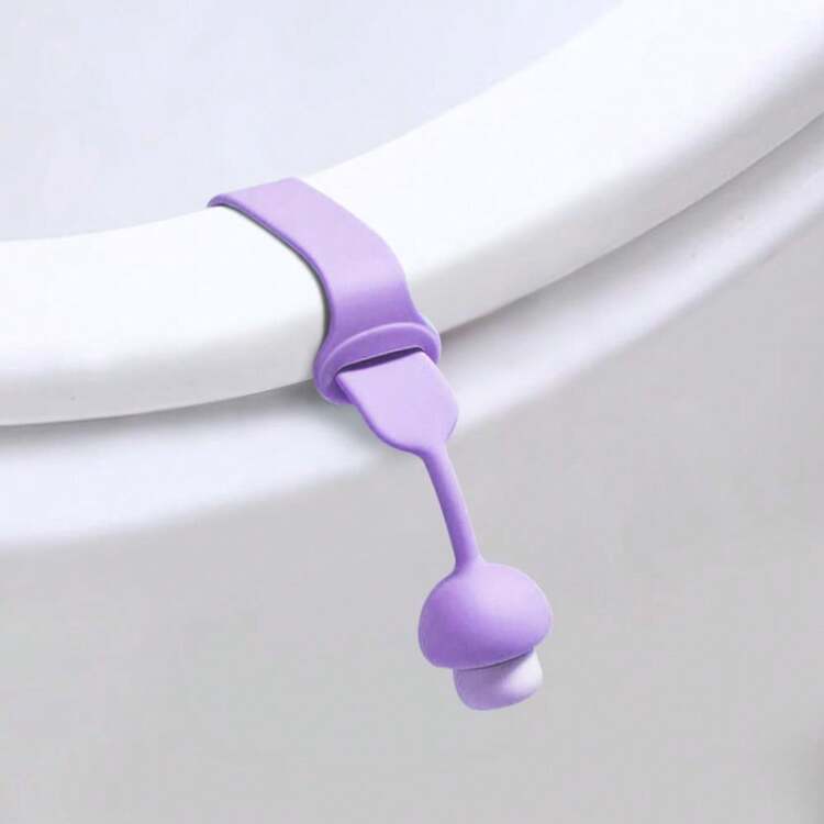 3 件套可爱硅胶马桶座圈升降器套装，包括马桶座圈手柄、马桶边缘升降手柄和马桶座圈升降工具 - 彩色 - 查看 11