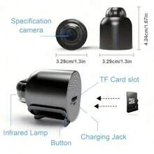 1 Pezzo Telecamera di sorveglianza senza fili ad alta definizione 1080P, con rilevamento del movimento umano 4X e angolo di visione di 355°, adatta per la sicurezza domestica e il monitoraggio, cura degli anziani e dei bambini, con visione notturna integrata, alimentata tramite USB, supporta archiviazione cloud e scheda micro SD - Ideale per il monitoraggio di bambini, animali domestici e sicurezza domestica, regalo perfetto per la famiglia durante le festività