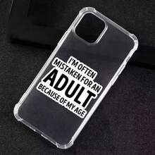 3-Inch "I'm Often Mistaken For An Adult Because Of My Age Sticker, Perfect For Adding Humor To Your Space! Ideal For Personalizing Notebooks, Planners, And Casual Wear. Great For Young Adults, Students, And Anyone Who Enjoys Witty Designs. Categories: Humorous Stickers, Meme Stickers, Funny Quotes, Playful Art." - 3inch/7.62cm - View 4