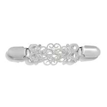 1/3pcs Vintage Elegant Style Sweater And Scarf Clip - Silver Gold, Seamless Cardigan Collar Button, Suitable For Women's Dresses And Shawls
