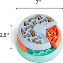 Outward Hound By Nina Ottosson Puppy Lickin' Layers Interactive Dog Puzzle Feeder, Level 2 Intermediate Enrichment Toy, Multicolored - Puppy Lickin Layers (Blue, Green, Orange) - 查看 7