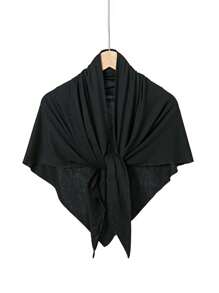 FADZOYLE 1 Stück Dreieckiger Kopftuch-Hijab für Frauen, Islamischer einfarbiger Lässig Inner Cap, sportlich, bequem, Abaya, täglicher Unterkappenverh|, Frauen Schleier für Feste, Gebete und Pilgerreisen, Muslimisches Accessoire