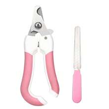 Nail Clippers For Small, Medium And Large Dogs And Cats Pet Nail Polisher - Pink - View 4