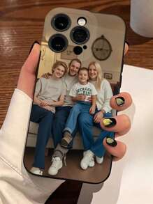 1pc Customizable Matte Silicone Phone Case, Personalized Full-Coverage Photo Printing, High-Definition UV Printing, Suitable For Leisure Moments And Lens Protection, Compatible With IPhone 16 Pro Max/16 Pro/15 Pro Max/14 Pro Max/13 Pro Max/A12/A13/A14/A15/A52/A54/A55/13C, OPPO A15/A17, Honor X6A/X7B/X8B/X6, S23 Ultra/S24 Ultra/A52S, VIVO, OPPO, Redmi, Ideal For Gifts And Daily Use