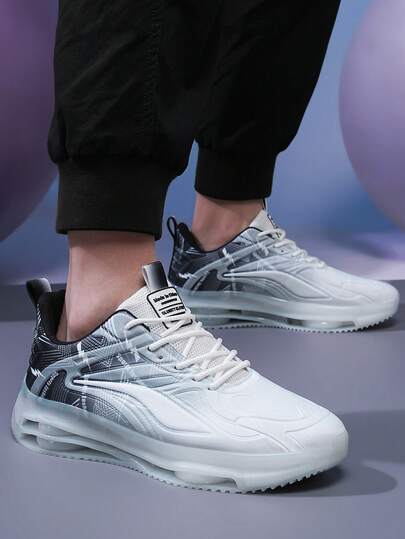 休闲鞋，多功能马拉松跑步网眼运动鞋，软底，防滑，轻便透气。减震垫，男士新款，适合全年户外活动