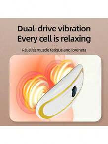 RAF 1 Portable Home Use Waist Massager - Relieves Fatigue, Heating & Vibration Massage, Ideal Gift For Parents1 Portable Home Use Waist Massager - Relieves Fatigue, Heating & Vibration Massage, Ideal Gift For Parents (White/Green)