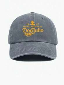 1pc Don Julio 1942 Tequila Baseball Cap - Black Western Style Sun Hat With Orange & Design, Comfortable And Breathable Universal Truck Driver Hats For Both Men And Women, Retro Solid-Colored Dad Hats - Multicolor - View 10