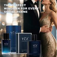 YCZ Men's Cologne, A Father's Day Gift Selection, Featuring A Citrus And Mint Woody Fragrance, 1.69 Oz. With Its Unique Scent, It Makes The Perfect Birthday Gift For Your Father Or Boyfriend. Ideal For Holidays, Dates, Commuting, And Parties-A Premium Fragrance. - Xanh + Kho Báu Xanh - Xem 6