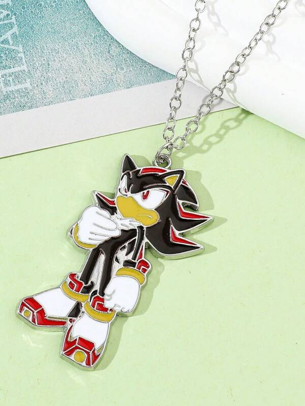 Takara Tomy Collier de niche de hérisson Super Lightning, collier à chaîne avec goutte d'huile, périphérique de dessin animé, bijou cadeau pour les amis