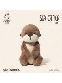 Lindo peluche de nutria de mar, muñeco adorable super suave, nutria muñeca cómoda, perfecta decoración de interiores, decoración de sofá, regalos de cumpleaños, regalos del Día de la Madre, regalos del Día del Padre, regalos para todo tipo de festividades, adecuado para niños y niñas.