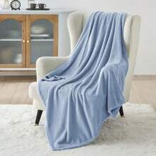 Kit 2 Plain Blankets For Couples In Microfiber 1.80 X 2.00 - Beauty & Comfort - KIT 2 ICE - View 2