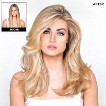 Los tratamientos sin enjuague Carb hacen que el cabello fino luzca más grueso y voluminoso con protección térmica, Agregando una textura ligera al cabello y alisándolo, La combinación voluminizadora definitiva para cabello fino, delgado y suave, Pascua, Día de la Madre