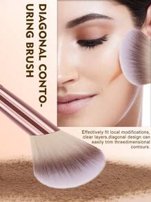 Set di 32/20/15 pezzi di ciuffi per trucco morbidi, ciuffo per cosmetici, bellezza, fondotinta, pennello per cipria, trucco, correttore, illuminante, ultra-soffio, capelli sintetici di alta qualità per il trucco quotidiano