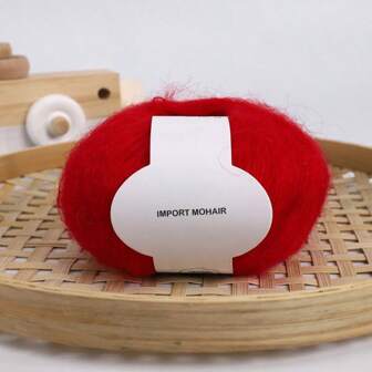 1/3/5 Rolls 25g/Roll Shawl Mohair Knitting Yarn Cashmere Colorful Wool Crochet UK