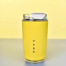SMEG Portable Outdoor Coffee Cup With Stainless Steel Insulated Cup And Ins Style High Aesthetic Value Simple Design Back To School