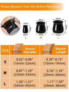 4/8/16/24 件椅腿地板保护垫，硬木地板家具垫，椅腿家具滑块，硅胶椅腿盖，防止地板刮擦并减少噪音，适用于各种室内场景（灰色）