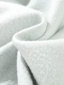 男士休闲商务花卉缎面字母印花立领拉链长袖羊毛夹克和抽绳腰长裤套装，秋冬 - 深灰色 - 查看 3