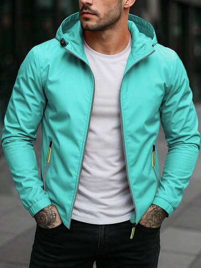 Chaqueta Rompevientos para Hombre Ligero – Estilo Urbano, Ideal para viento y Clima Fresco