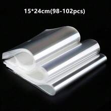 100pcs OPP Transparent Dust-Proof Plastic Self Adhesive Bags,A4 Clear Self-Adhesive Bags,Over Ten Sizes To Choose From And Use For Small Accessories, Baking, Keychains, Pendants, Cards, Holiday Gift Packaging Supplies, Transparent Storage Bags, Packaging Bags,Self Sealing Cellophane Display Bags/Sealable Bags, A4 Cello Bags OPP For Cookies,Cards,Envelopes,Pictures - Multicolor - View 16