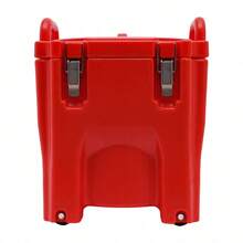 20L Stainless Steel Insulated Food Carrier, Bucket Hot Food Insulated Food Carrier For Restaurants, Hotels, Outdoor Parties, Fishing Chairs, Camping. (Red) - Red - View 10