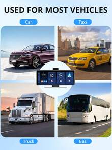 XUDA 2025 NEW 11.26 Inch 4K DVR Wireless Carplay And Android Auto Portable Dash Cam IPS Touch Screen Bluetooth Audio Dual Lens Recorder