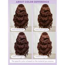 3 Seconds Wear, No Glue Needed, 200% Density, 5x5 High Definition Lace Wavy Curly Closure Wig, As Well As 13x6/13x4 Lace Front Wig, Chocolate Brown Wavy Curly Lace Wig, High Definition Lace, Glueless Brown With Baby Hair, Glueless Wig - Brown - View 9