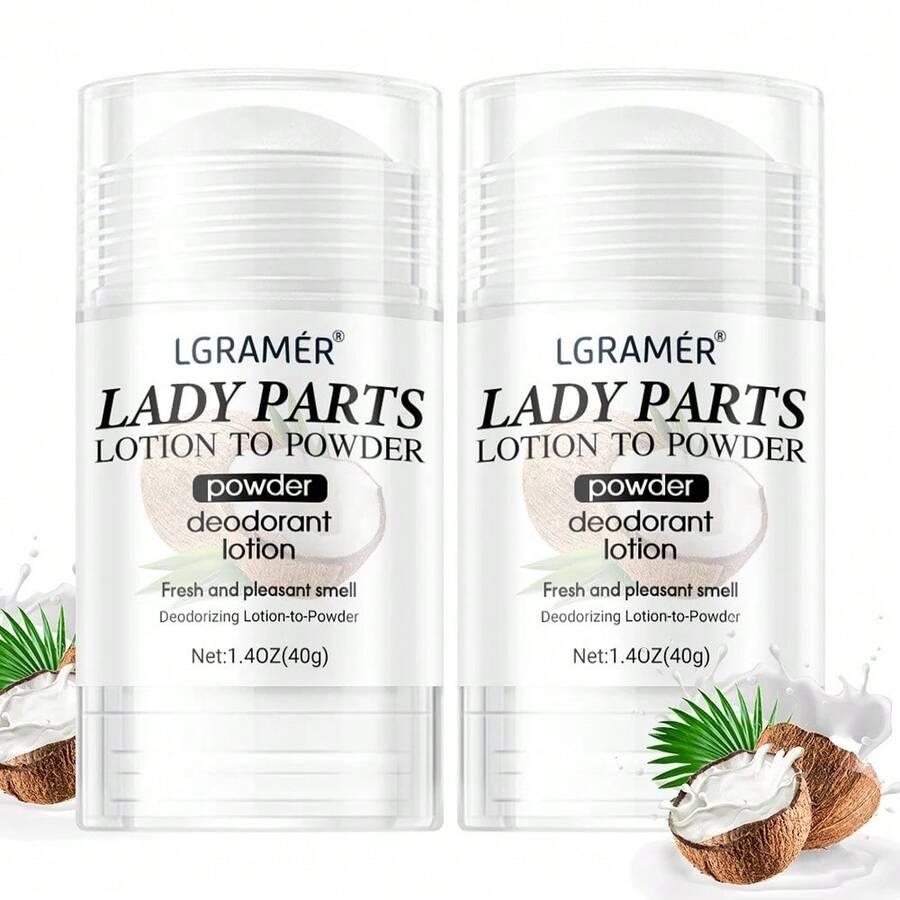 Women's Peach Vanilla Deodorant Lotion Multiple Fruits Perfume Exciting Ambiguous Atmosphere Long Lasting Fragrance Skin Care - 2pcs-1 - 查看 1