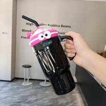 1 buc/3 buc sticle de apă multi-piesă color dopamină 1250 ml + 700 ml + 300 ml cu mâner, sticlă de apă cu paie de mare capacitate, atractivă și practică, potrivită pentru călătorii, sport, uz la birou, diverse cadouri de sărbători și ziua de naștere
