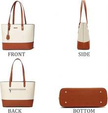 Women Accessory Sets - 9-8 Brown and White - View 2