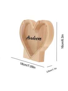 Alcancía personalizada con forma de cerdo del amor, Alcancía redonda de acrílico transparente, Alcancía de pareja, Alcancía de San Valentín, Alcancía regalo de aniversario, Se puede utilizar para ahorrar, decoración del hogar, caja de dinero para boda y aniversario para esposo/esposa, es un regalo conmovedor para festivales o cumpleaños - Caqui - Ver 6
