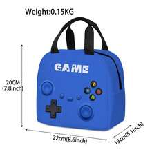 Large-Capacity Handbag, Storage Bag, Game Theme Design Handbag, Suitable For Students, Offices, Outdoor Picnics, Various Uses
