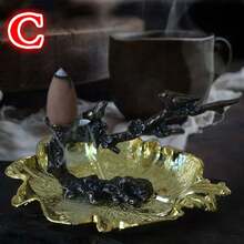 Incense Burner Aroma Burner Creative Lotus Bunrer Cones Backflow Incense Holder Plum Branch Home Decor