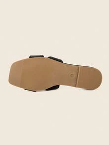 Women's H-Shaped Comfortable Sandals Versatile&Stylish Flat Sandals Casual Beach Summer Shoes - 靜夜黑 - 查看 5