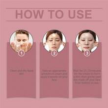 Bio-Collagen Face Mask Collagen Protein Hydrogel Soft Gel Mask Deep Moisturizing For Women Skin Care Products - 紅 - 查看 11