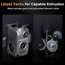 Creality Impresora 3D Ender 3 Totalmente de código Abierto, impresoras 3D con función de reanudar la impresión and compatible conúltiples materiales impresión, tamaño de impresión 220x220x250mm - Creality Hola - Ver 6