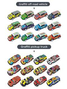 [Set de 5/20/30 piezas] Juego de coches de juguete de inercia de aleación para niños, aviones a reacción en miniatura, adecuado para niños y niñas, incluye coche de carreras, coche de metal y coche de rally, set de coches en miniatura, regalo de cumpleaños (500 patrones aleatorios surtidos, pueden haber ligeras diferencias de medidas debido a que son hechos a mano), vuelta al colegio