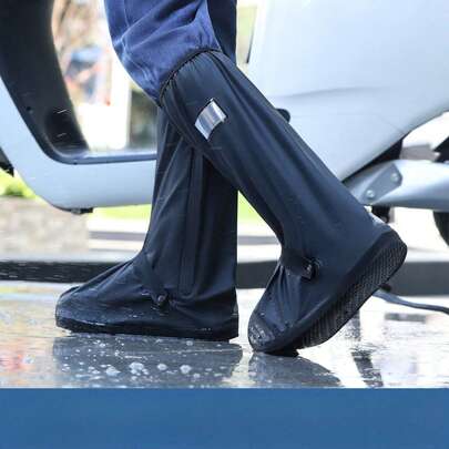 一双高筒雨靴套，防滑、防水、加厚耐用，男女通用，户外保暖，适合闺蜜节、宠物派对、嘉年华、派对装饰、春夏精选、伴娘礼物、房间装饰、卧室装饰、海滩、旅行、度假等场合。