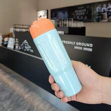 1 buc/3 buc sticle de apă multi-piesă color dopamină 1250 ml + 700 ml + 300 ml cu mâner, sticlă de apă cu paie de mare capacitate, atractivă și practică, potrivită pentru călătorii, sport, uz la birou, diverse cadouri de sărbători și ziua de naștere