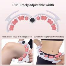 Trintion 2-In-1 Detachable Massage Roller For Legs & Body – Portable Cellulite Roller & Fascia Blaster Tool, Deep Tissue Muscle Relief, Pink - pink 1 - View 4