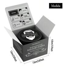 MOPOYAT Bálsamo para Barba - ¡Realza el encanto de tu barba! Nutre y fortalece tu barba - Limpieza profunda - Regalo perfecto para el Día del Padre - Sin alcohol - Negro - Ver 4