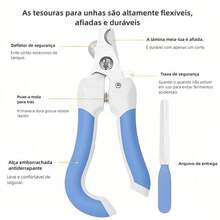Nail Clippers For Small, Medium And Large Dogs And Cats Pet Nail Polisher - 藍色 - 查看 2