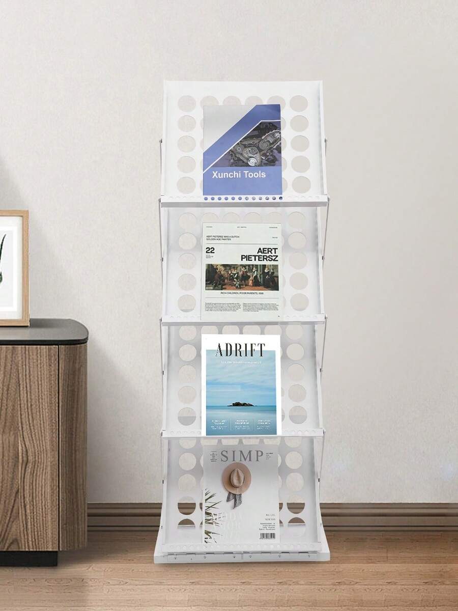 eusmeyusnt Magazine Rack - White - View 1